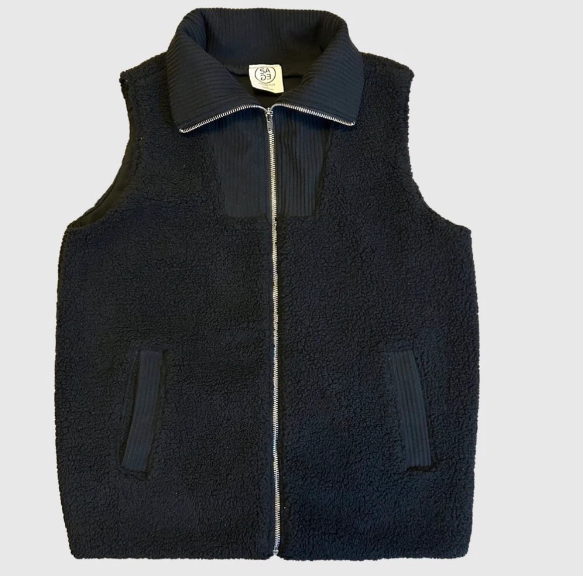 NWT Sage Collective Sherpa Vest - US S - photo 2