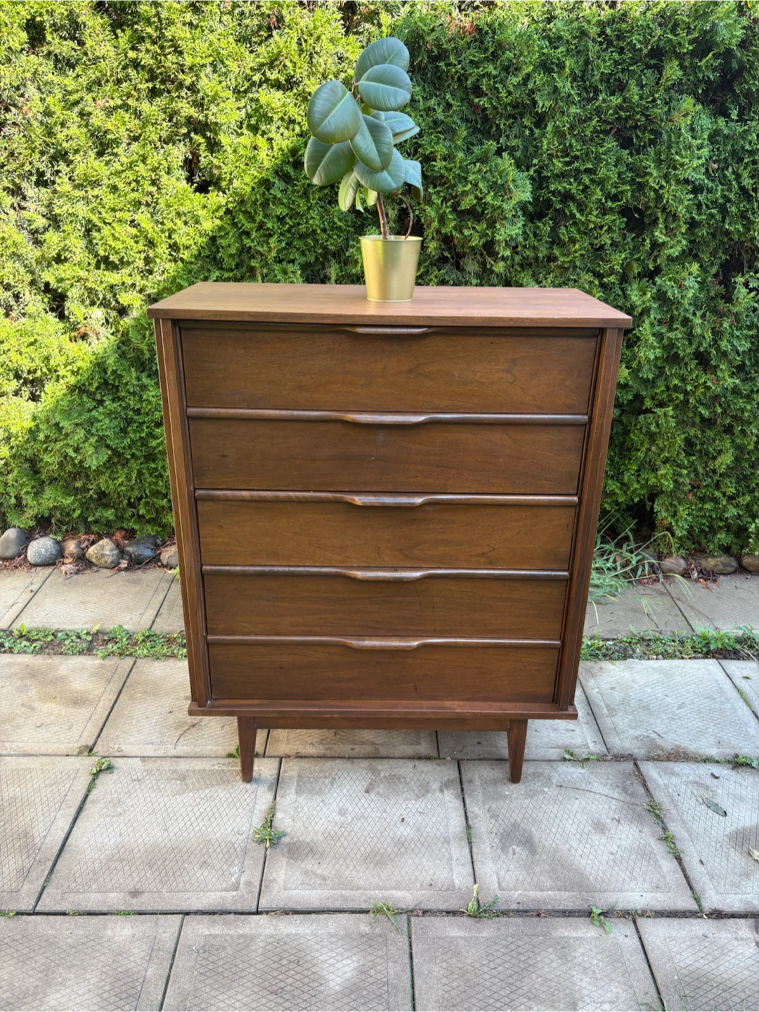 MCM Walnut Dresser - photo 2