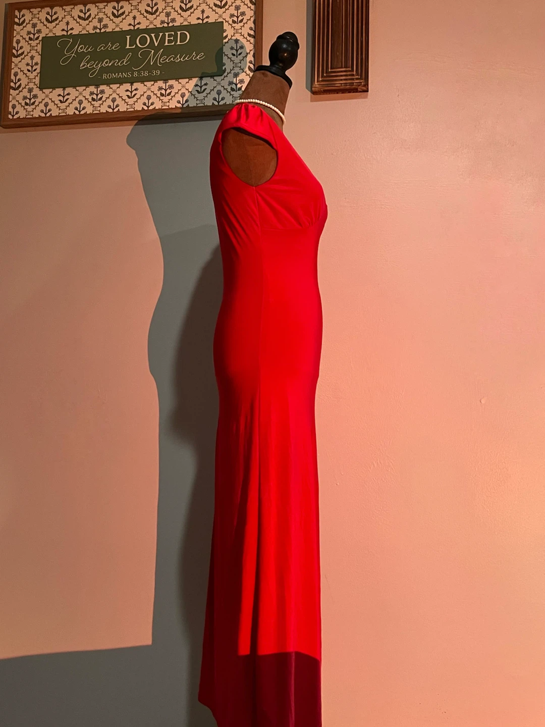 Solid Red Maxi Dress - photo 4