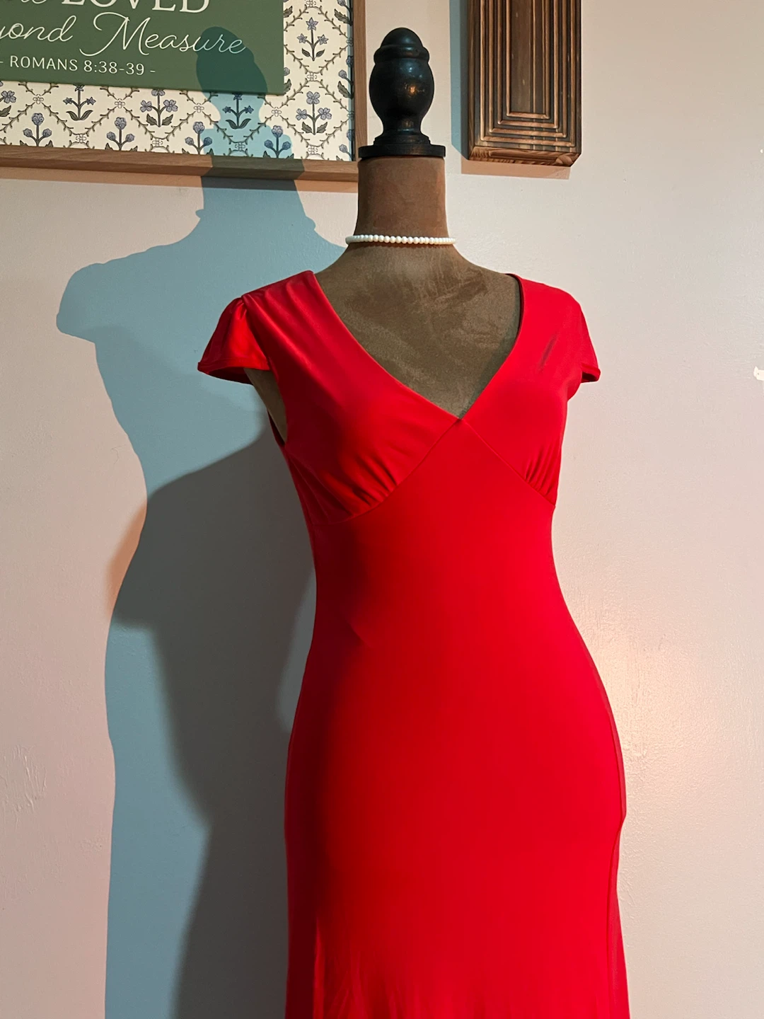 Solid Red Maxi Dress - photo 5