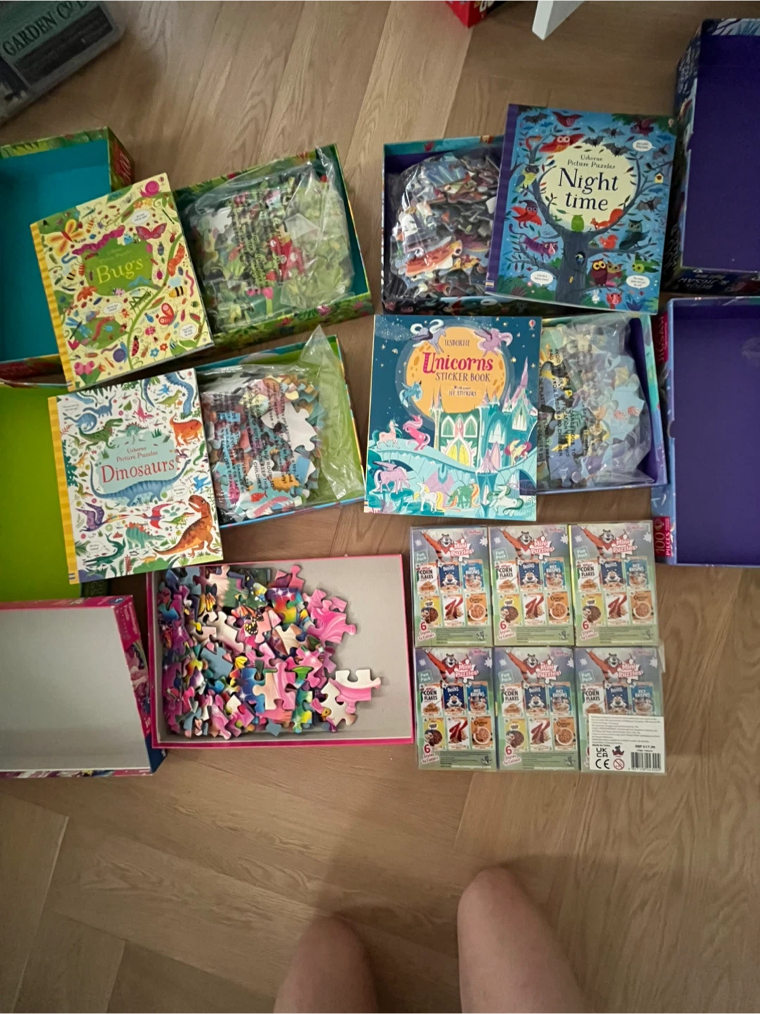 SET OF SIX Usborne & Ravensburger 100 Piece Jigsaw Puzzles - photo 2