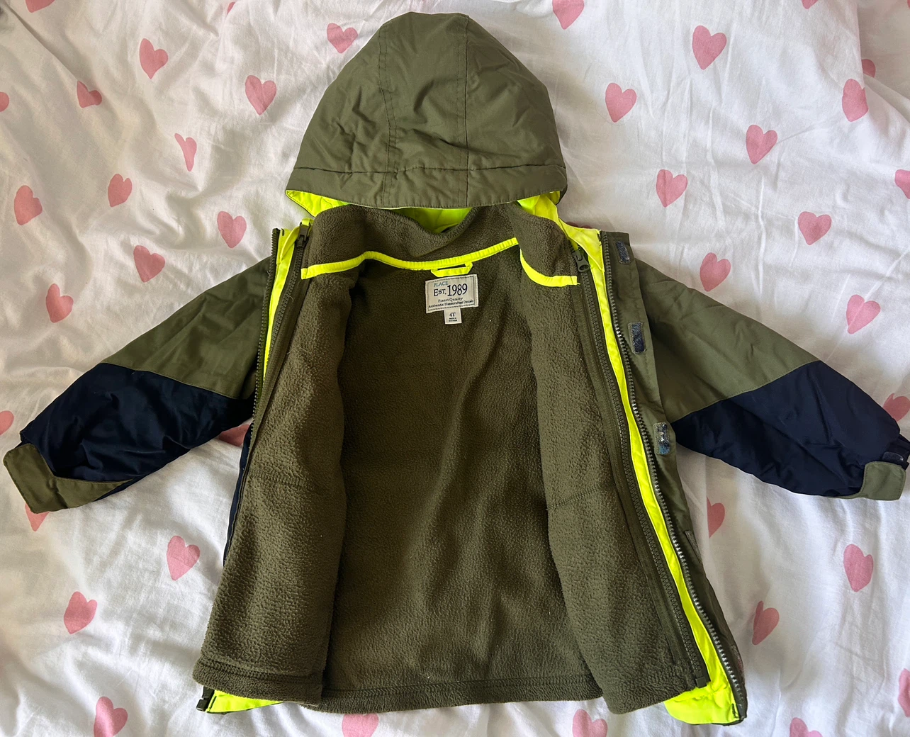 The Children's Place 3-in-1 Winter Jacket (Size 4T) - photo 2