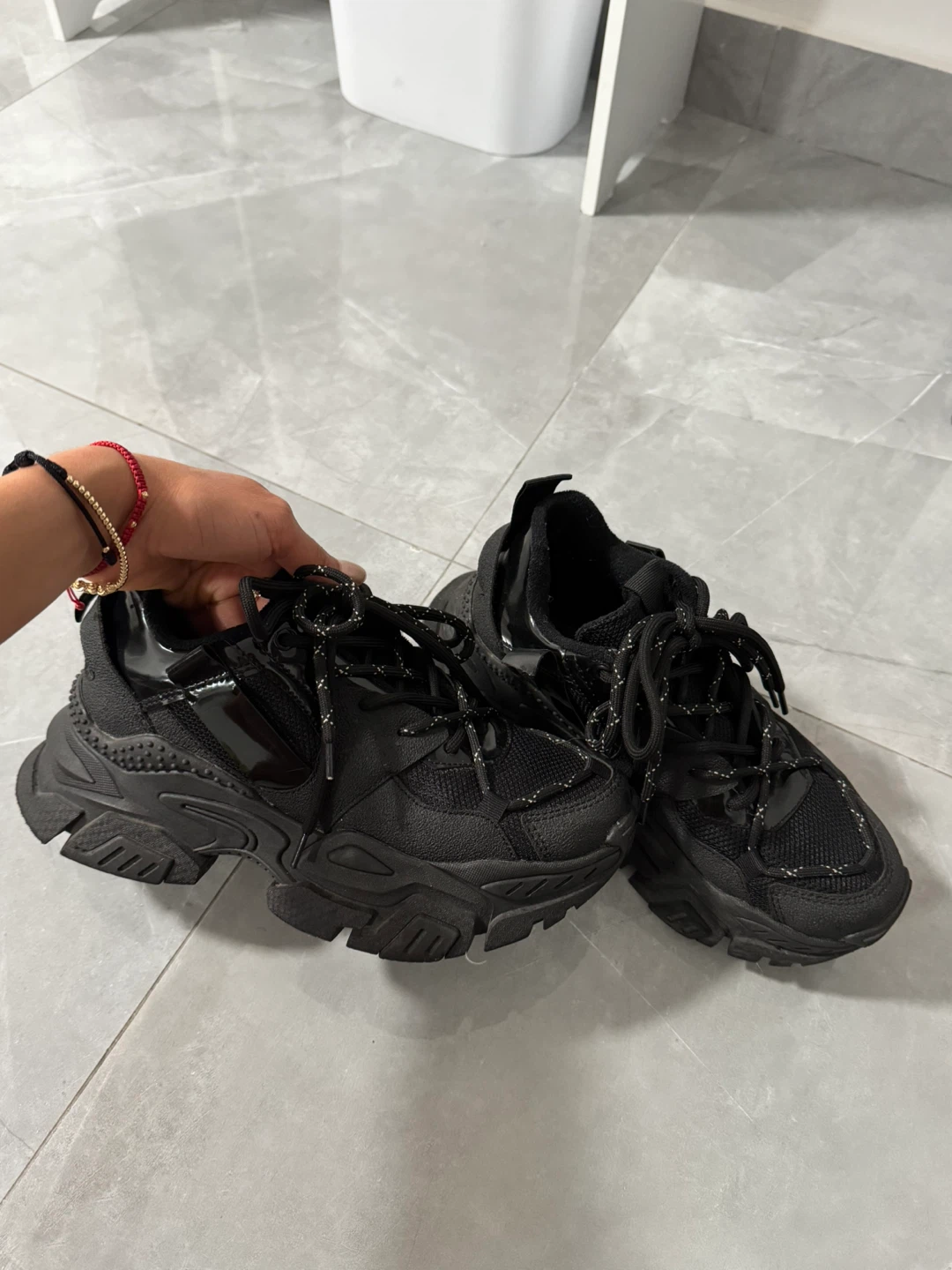Black Chunky Sneakers - photo 2