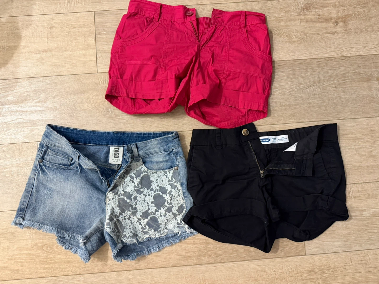 Womens Shorts Bundle (3 pairs)