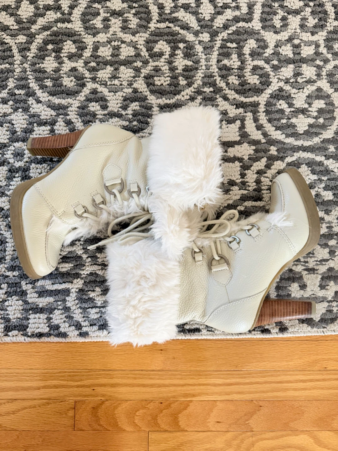 ALDO Ladies Leather Booties, Size 8