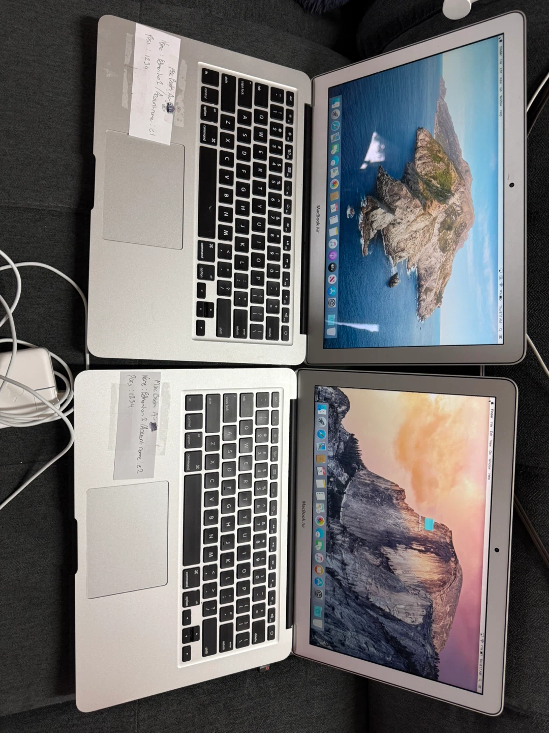 Two Apple MacBook Air laptops - photo 2