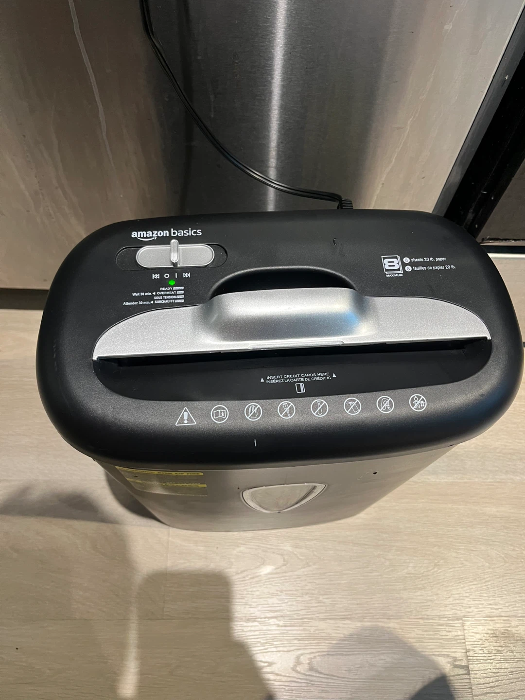 Amazon Basics Paper Shredder - photo 3