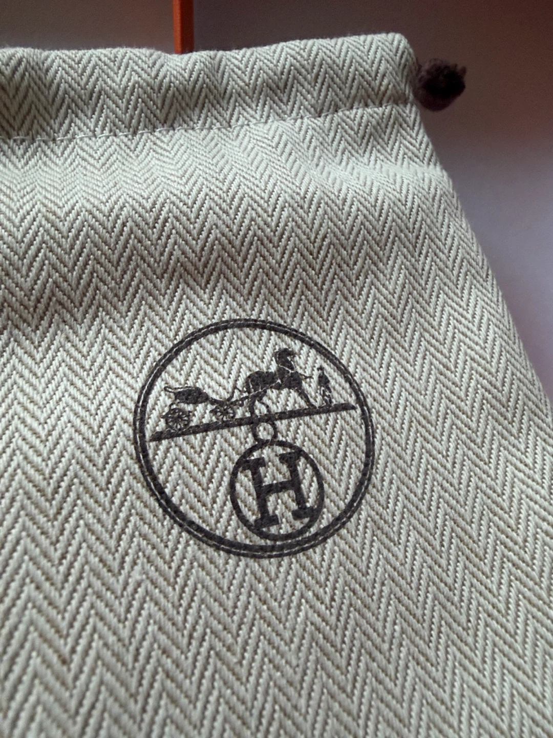 Hermes Small Fabric Pouch and Box - photo 2