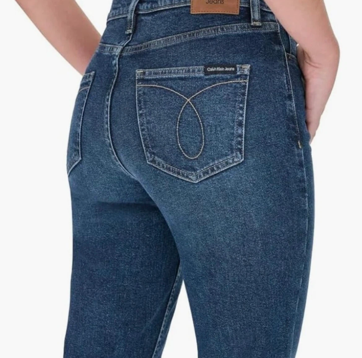 Calvin Klein Women's High Rise Cotton Skinny Jeans - Size 4 - photo 2