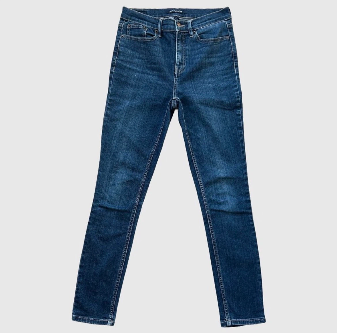 Calvin Klein Women's High Rise Cotton Skinny Jeans - Size 4 - photo 5