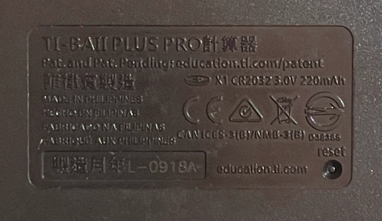 Texas Instruments BA II Plus Professional Calculator - photo 3