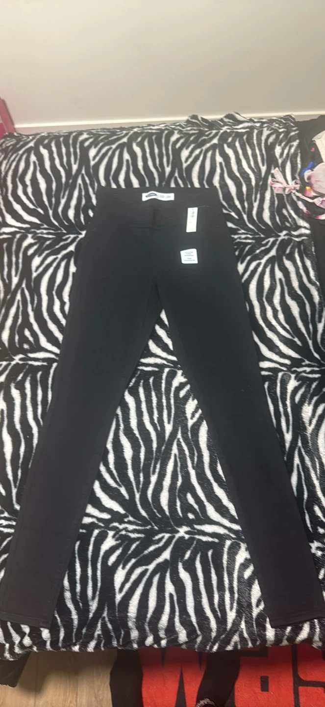 Old Navy Women's Black High-Waisted Pants