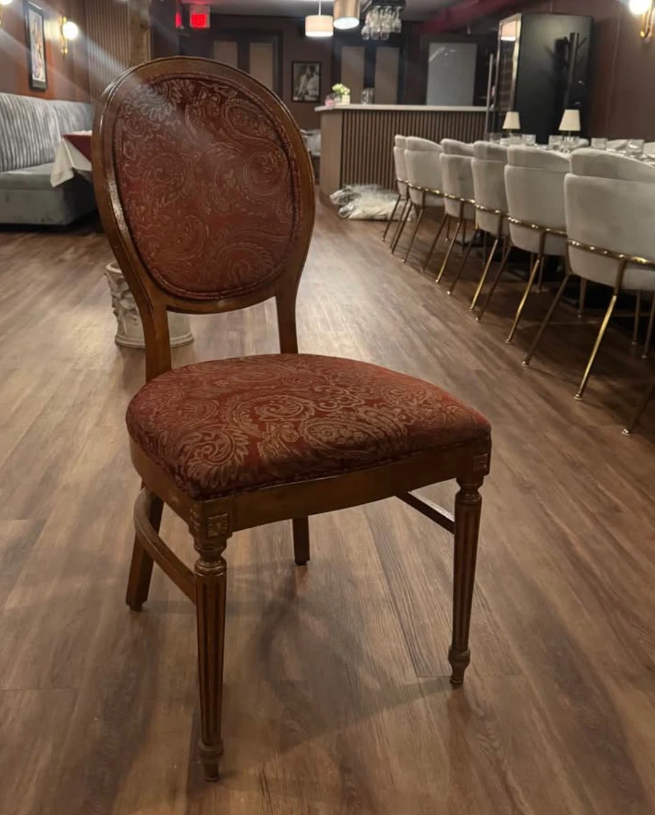 Vintage Style Padded Wooden Chair