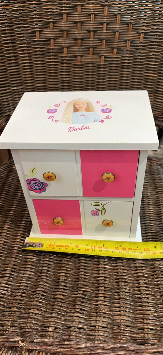 Barbie Jewellery Box with Drawers