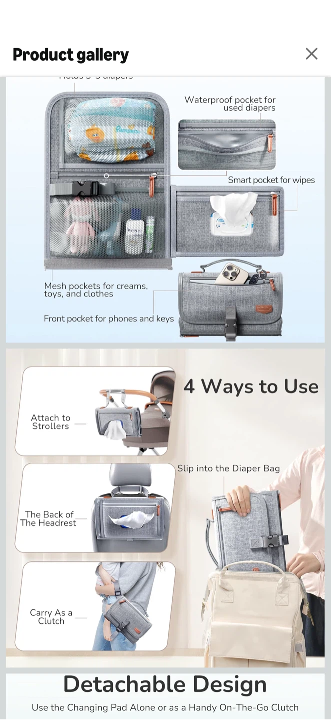 Baby Changing Pad Station - photo 3
