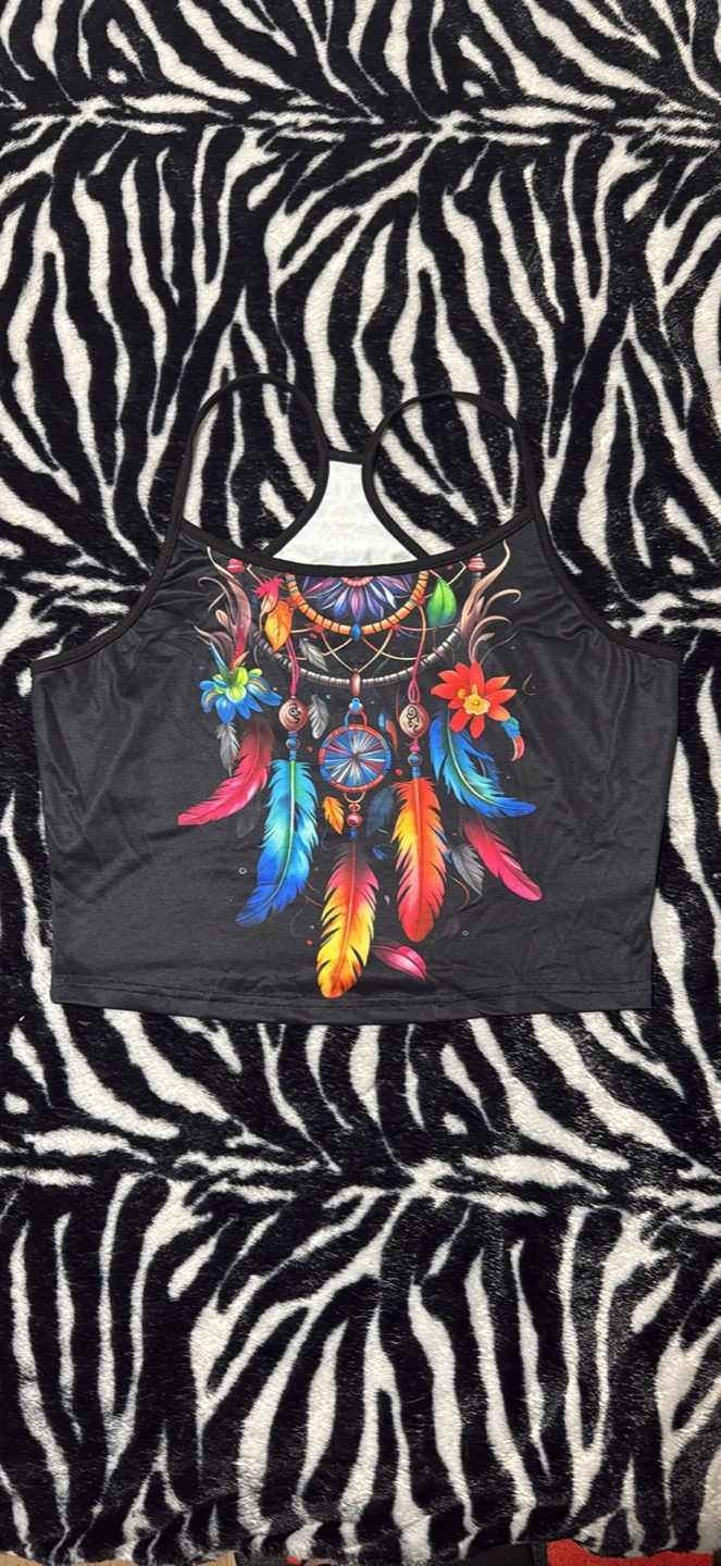Black Dreamcatcher Tank Top