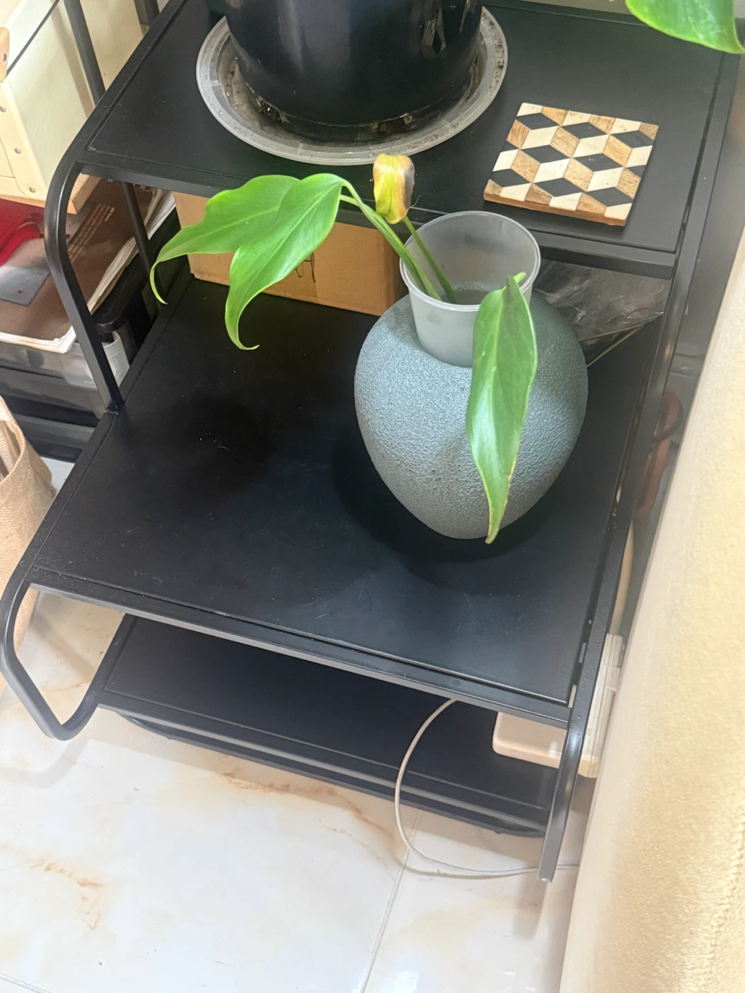 UO Alana Metal 3-Tiered Side Table - photo 4