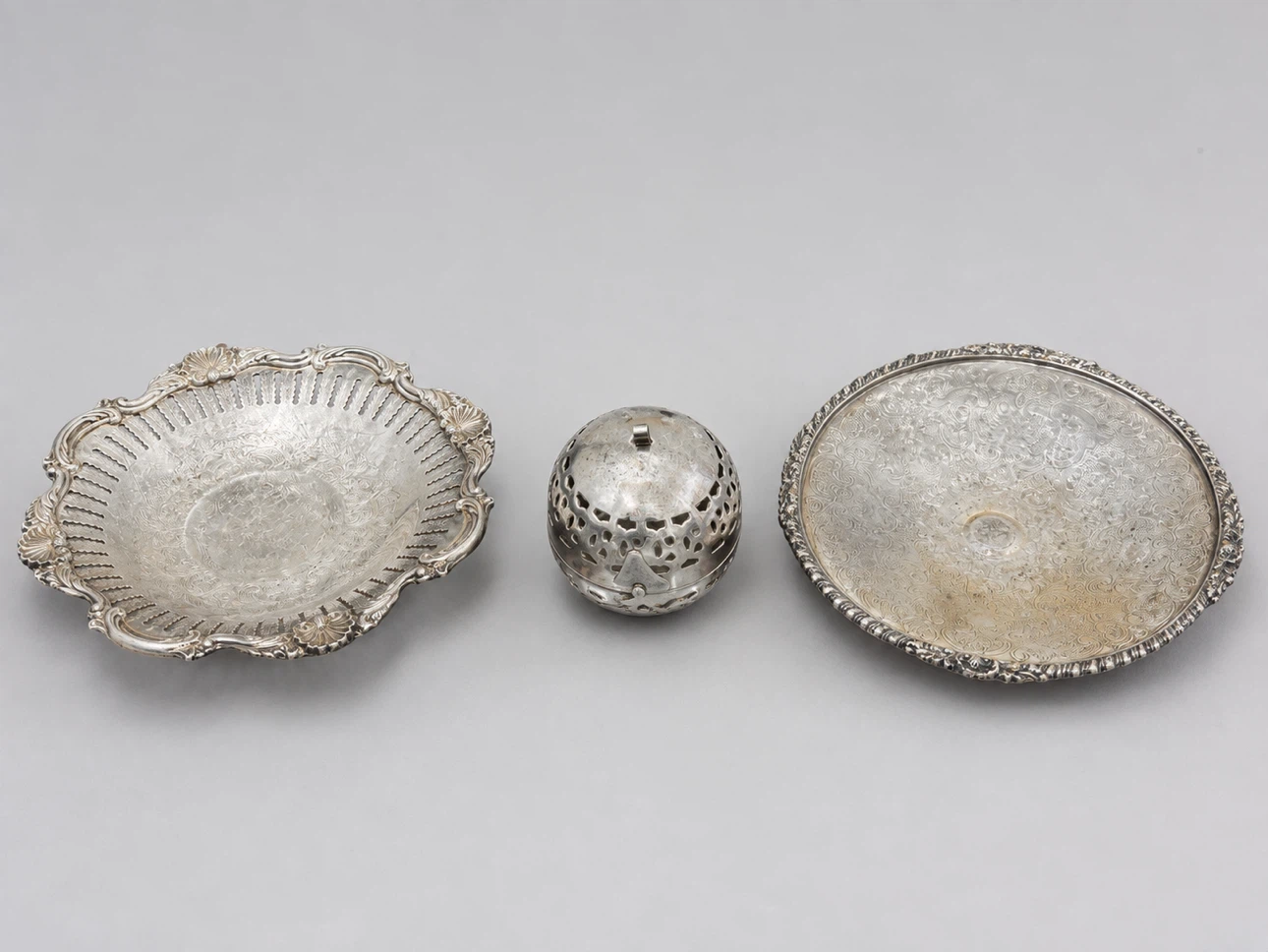 Vintage Sheffield Silver-Plated Serving Ware