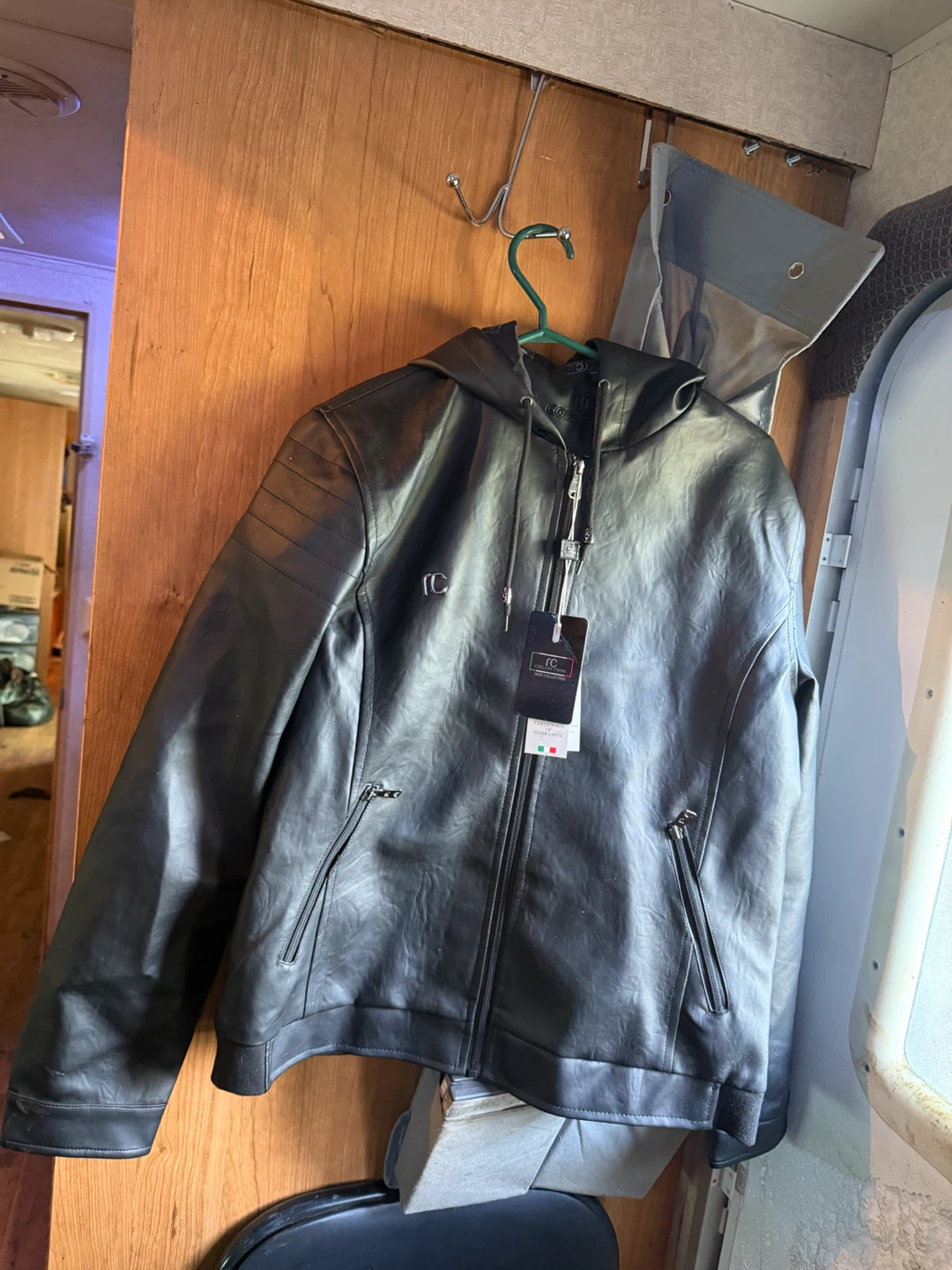 RC Collection Black Hooded Jacket