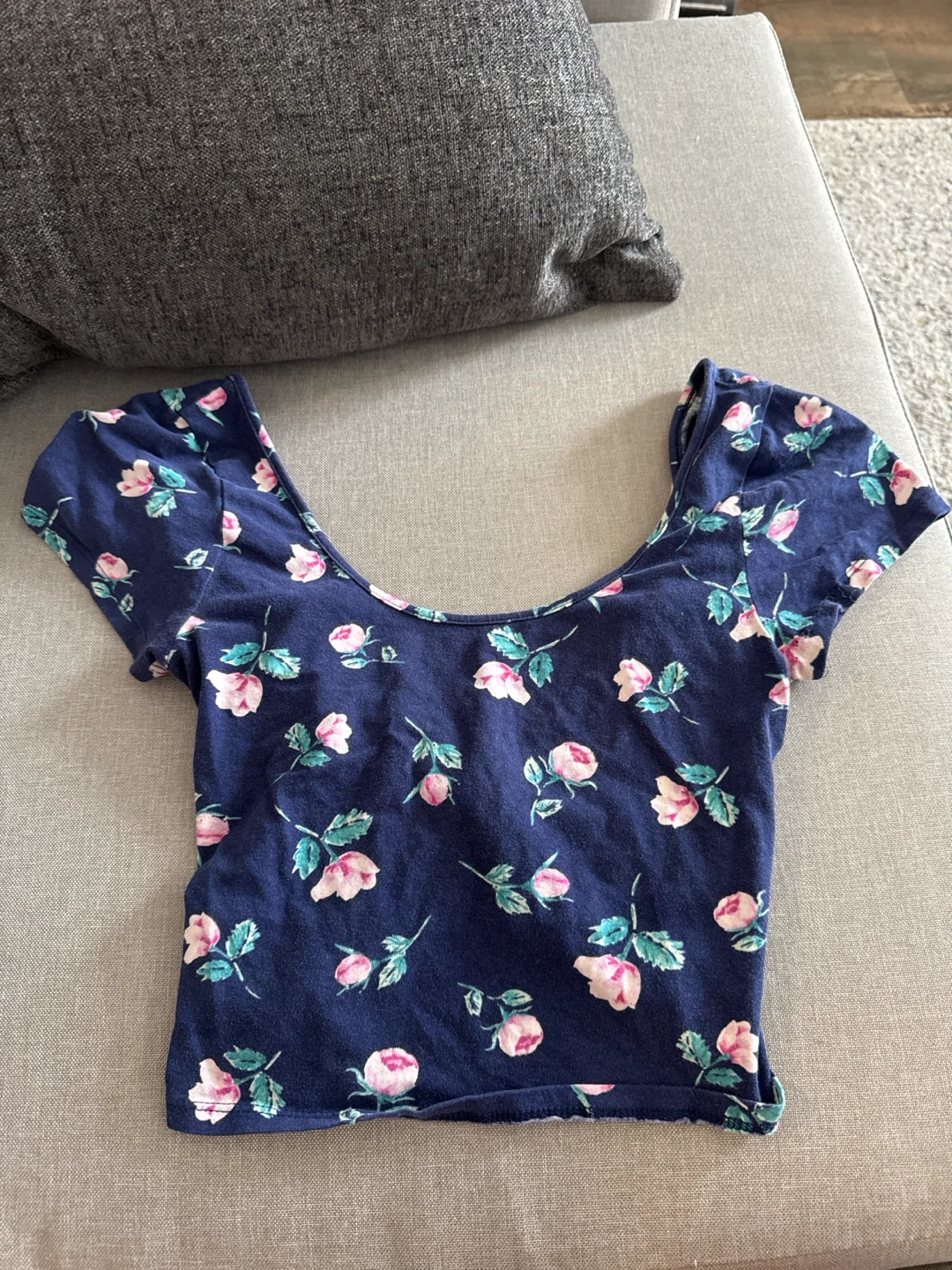 Forever 21 Floral Crop Top