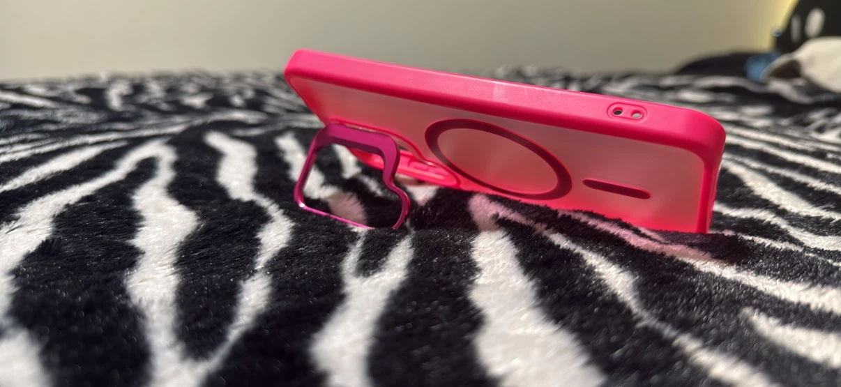 Samsung S24 Pink Phone Case with Kickstand - photo 2
