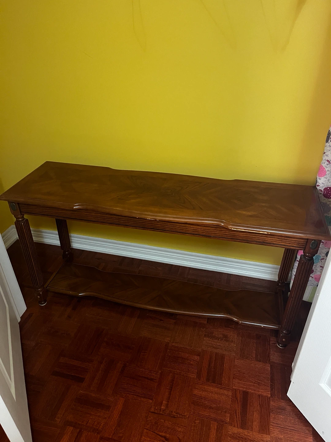 Vintage Wooden Console Table