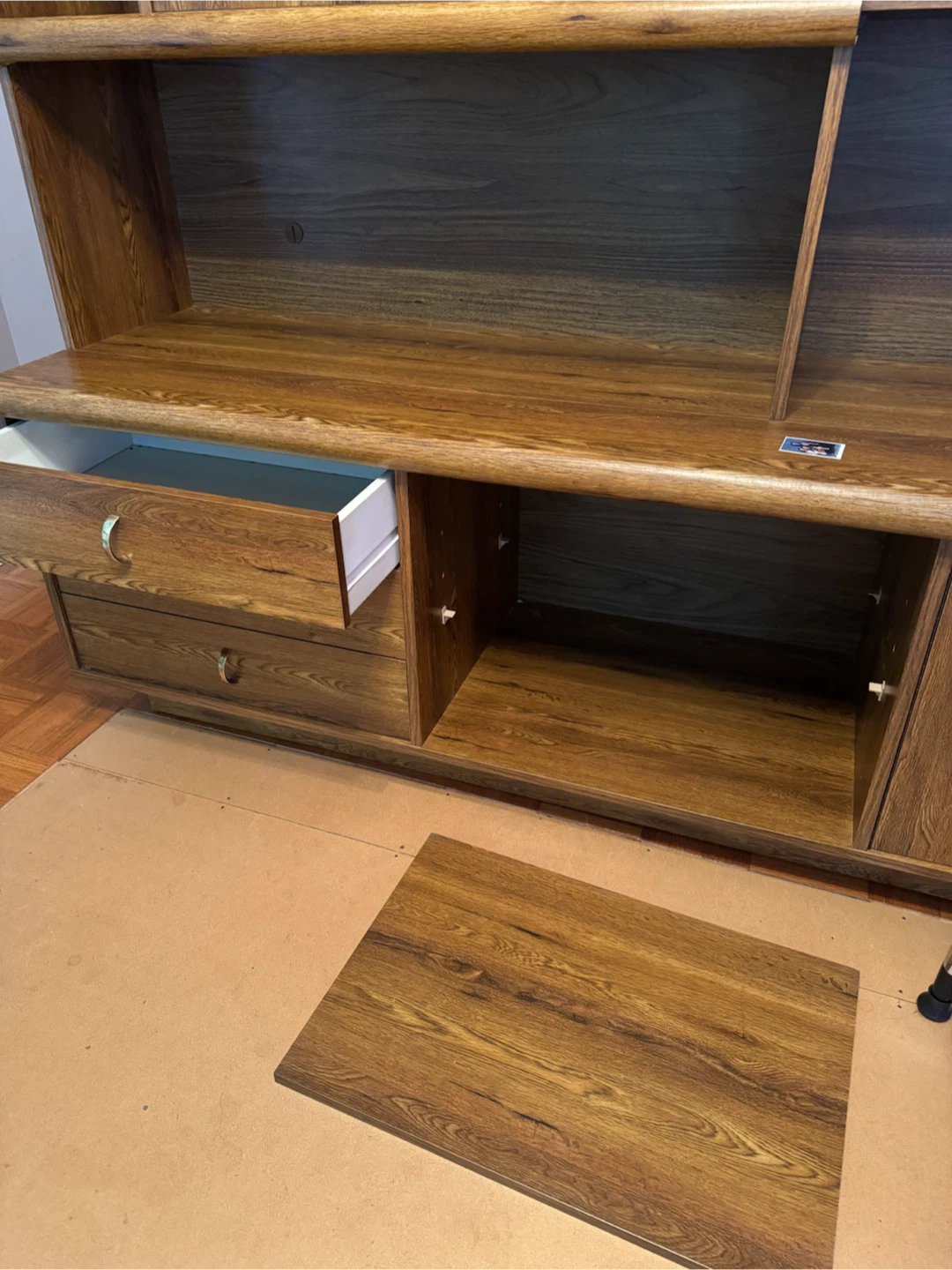 Wall unit with Glass Display Cabinet - photo 2