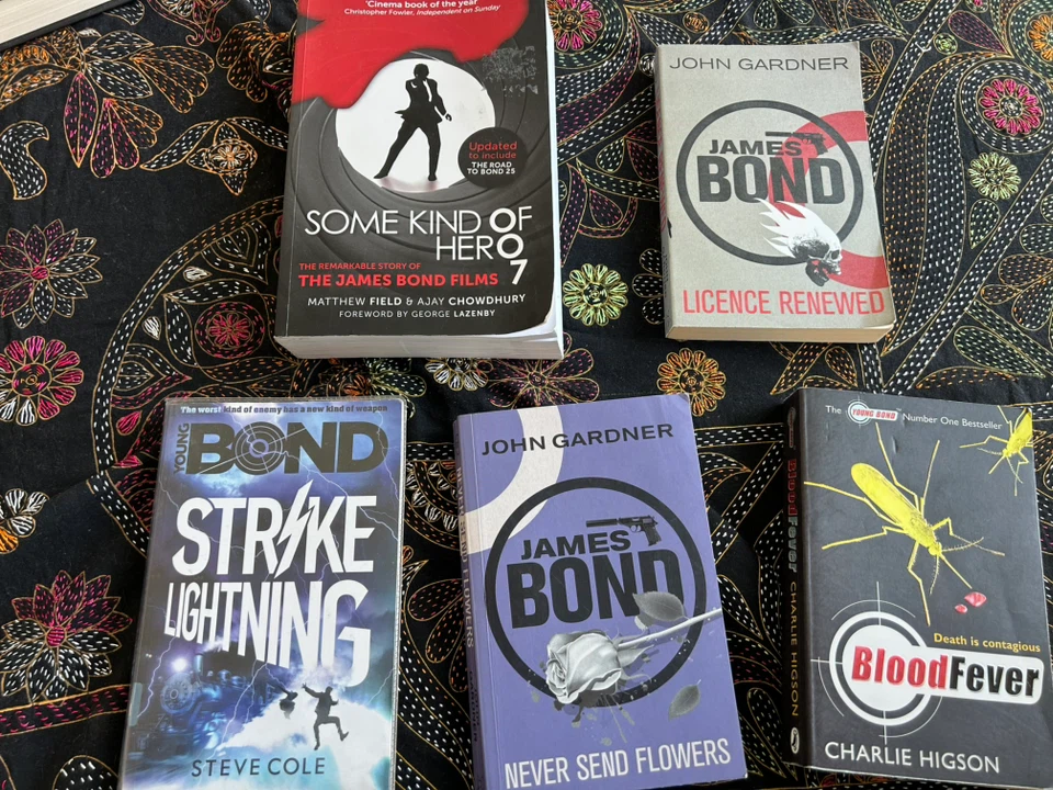 James Bond Books Galore Starting from $4!