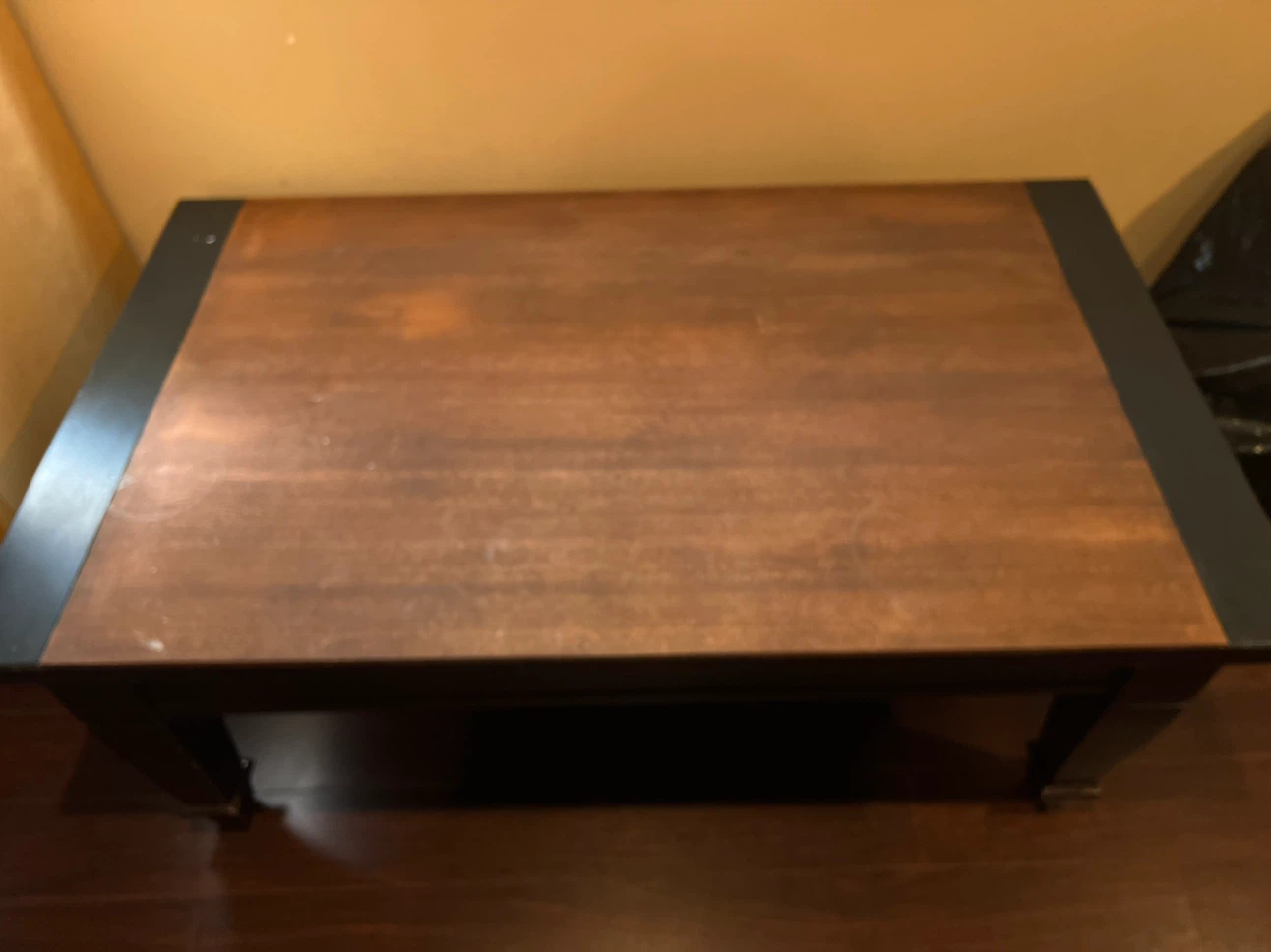 Wooden coffee table