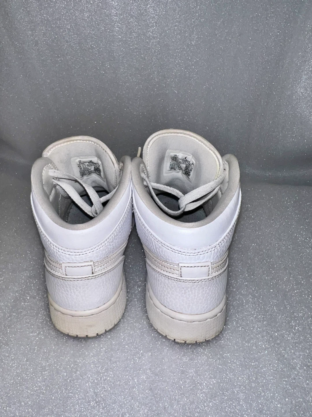 Air Jodan 1 Triple White - photo 4