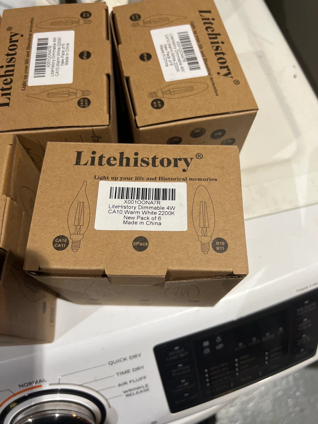 Litehistory Dimmable 4W CA10 LED Bulbs - 6 Pack - photo 2