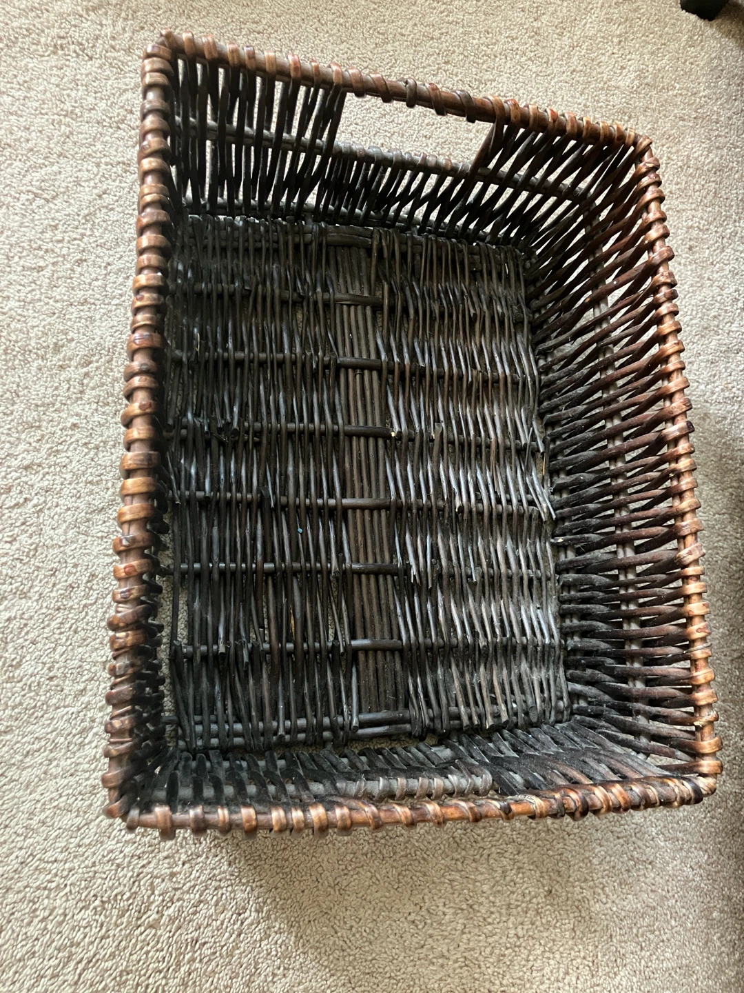 Wooden storage Basket