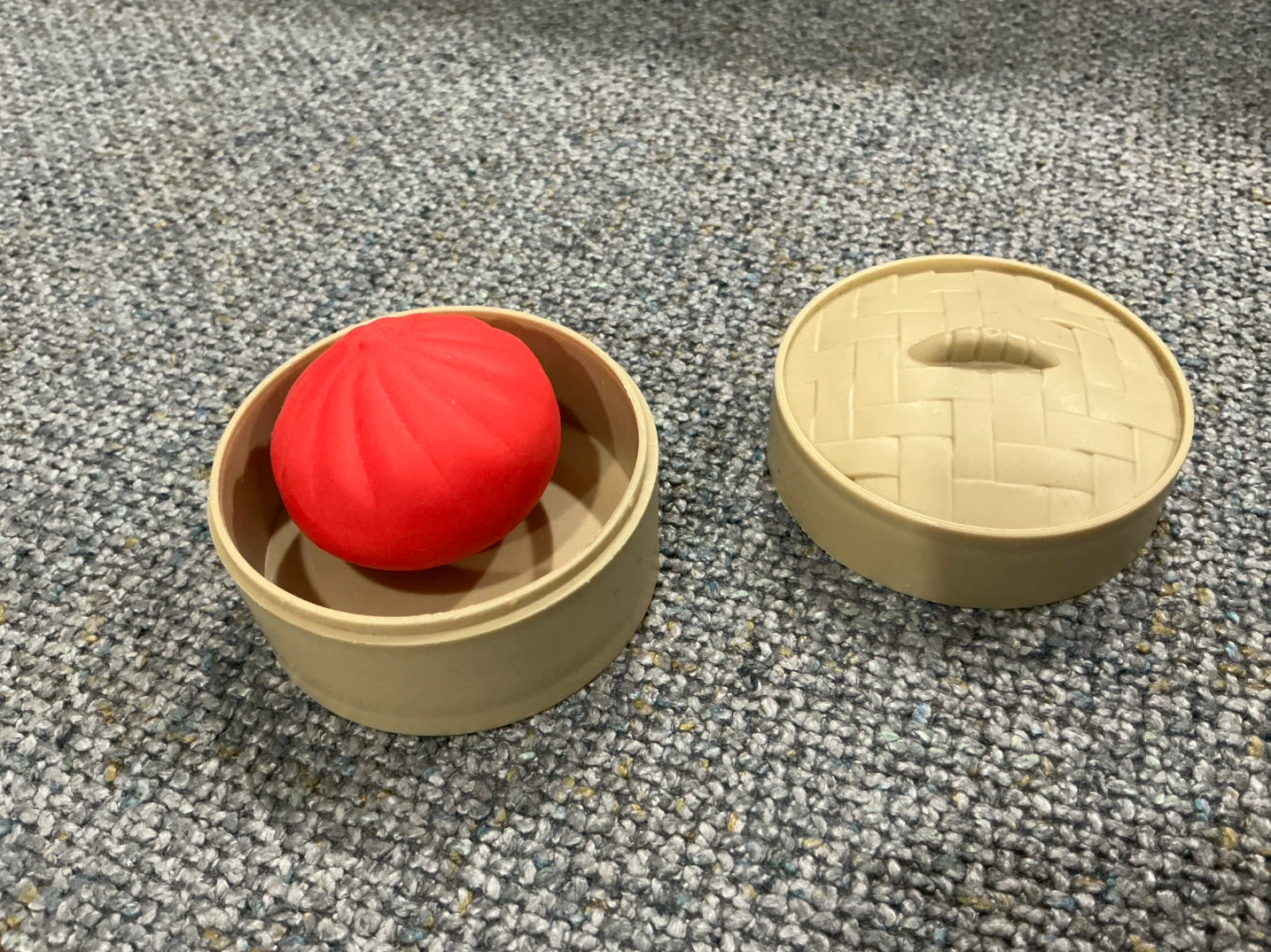 Red mini dumpling squishy - photo 2