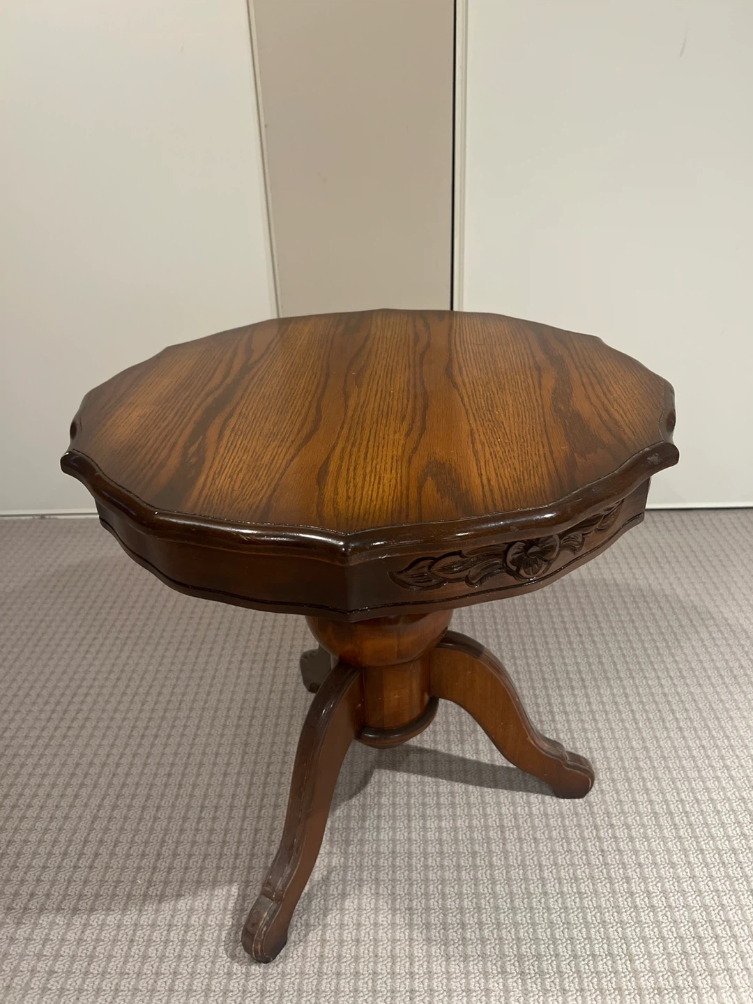 Vintage Wood Accent Table