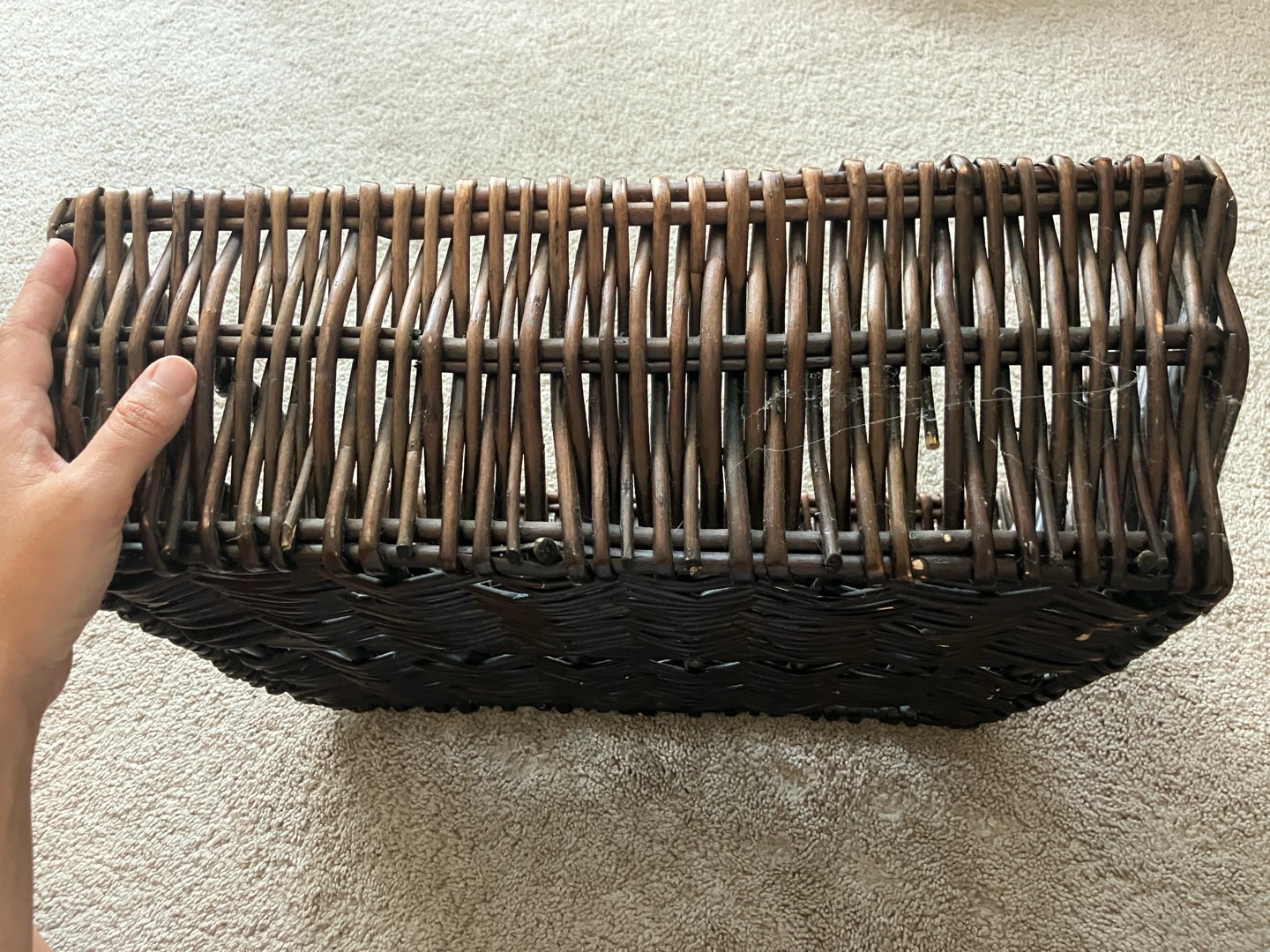 Wooden storage Basket - photo 2