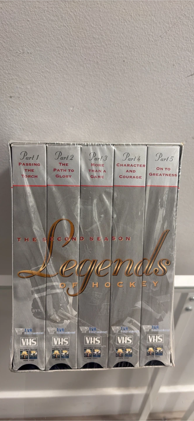 Legends of Hockey The Second Season VHS Set