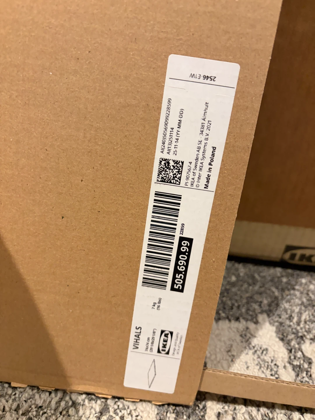 Brand new Vihals table from IKEA, still inbox - photo 2