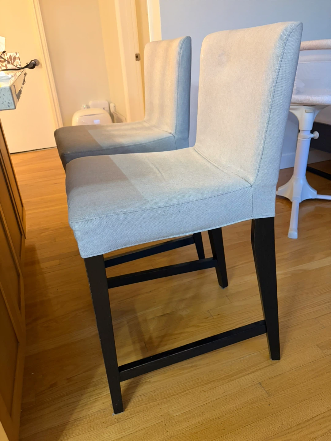 Set of 2 Upholstered Bar Stools - photo 3