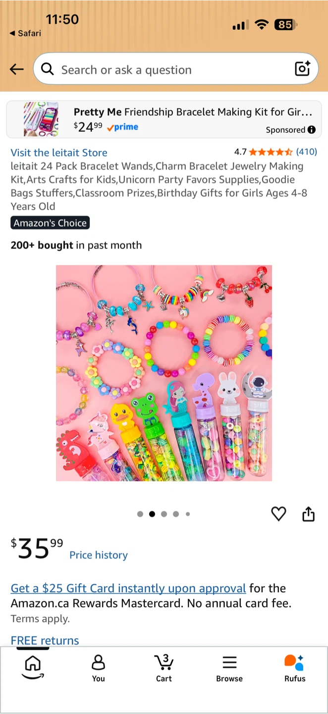 24-Pack DIY Charm Bracelet Kit 💕Kids Jewelry Making - photo 2