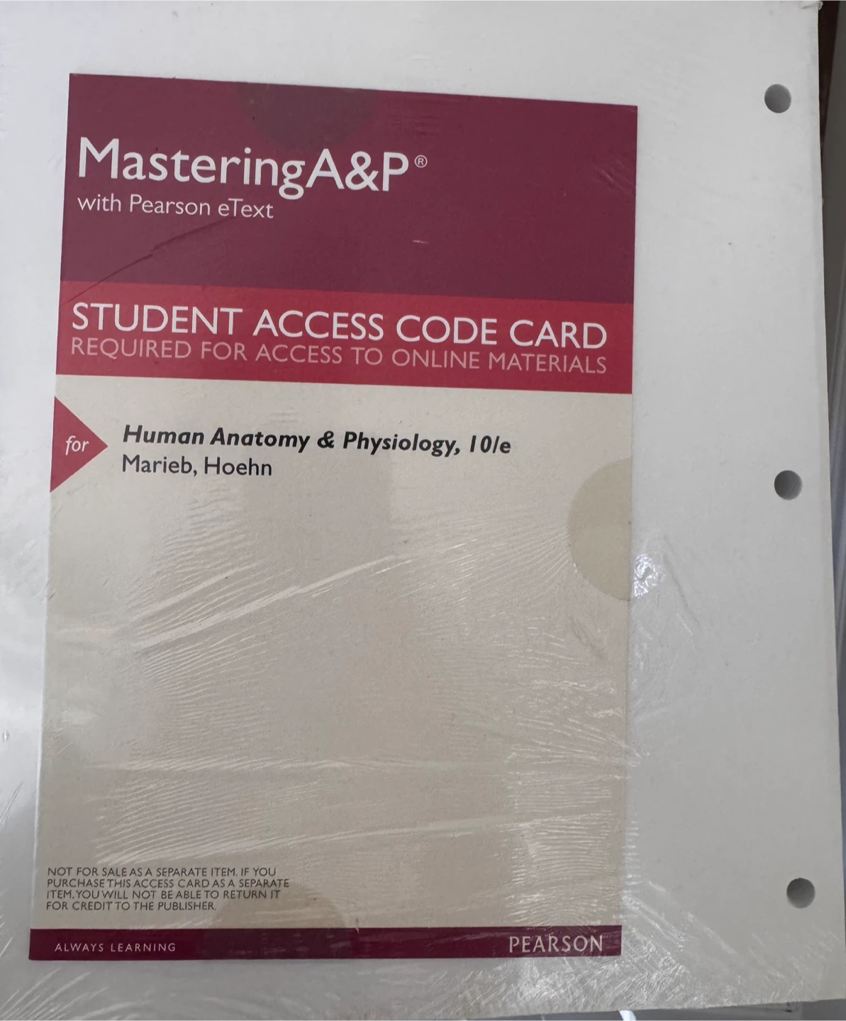 Human Anatomy & Physiology 10th Edition with Access Code - photo 2