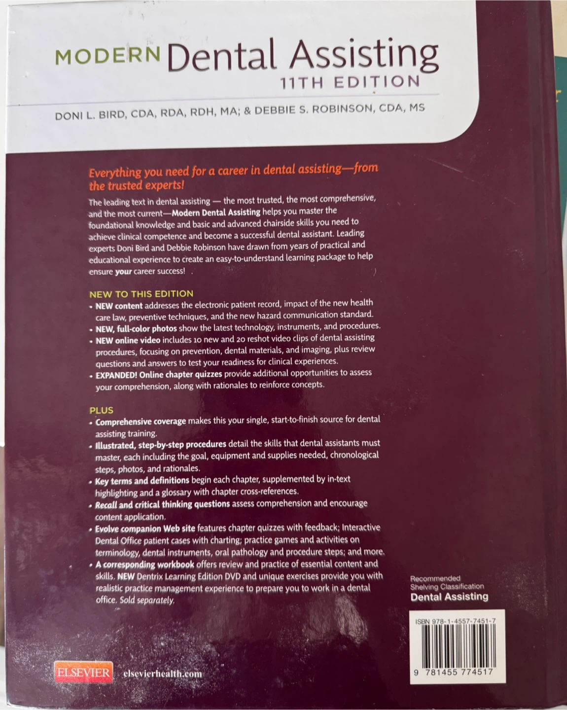 Modern Dental Assisting 11th Edition Textbook - photo 2