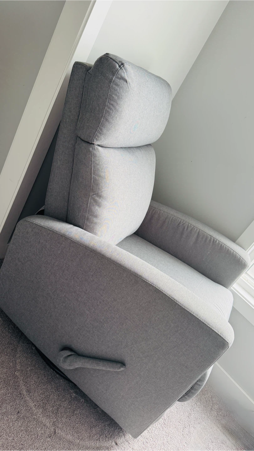 Dream On Me Chatham Swivel Glider, Recliner - Grey - photo 2