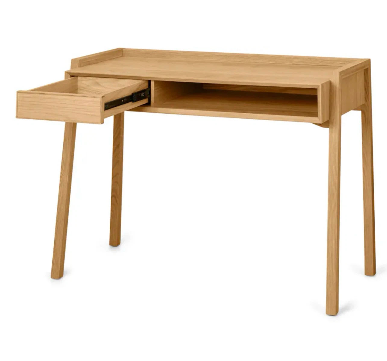 Wooden Desk with Drawer from Article - photo 2