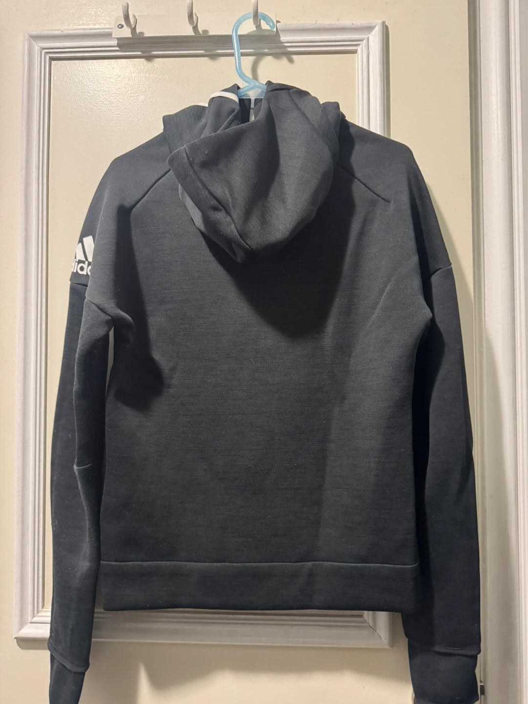 Adidas Black Zip-Up Hoodie - photo 2