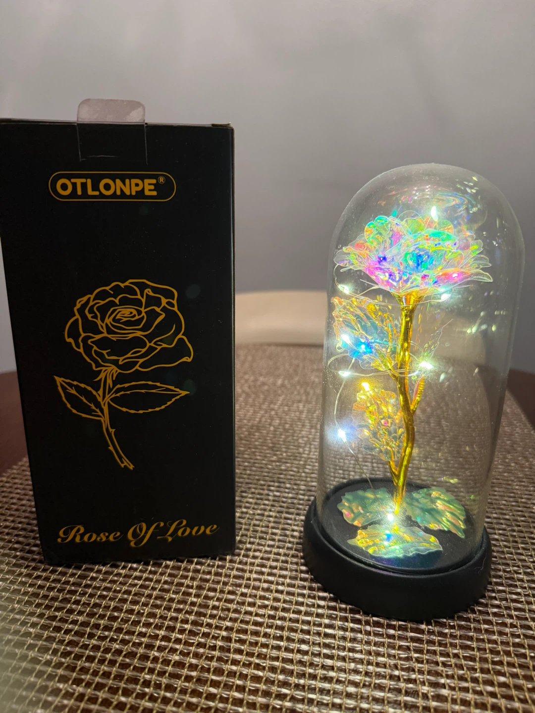 OTLONPE Rose of Love Decorative Lamp with LED Lights - photo 2