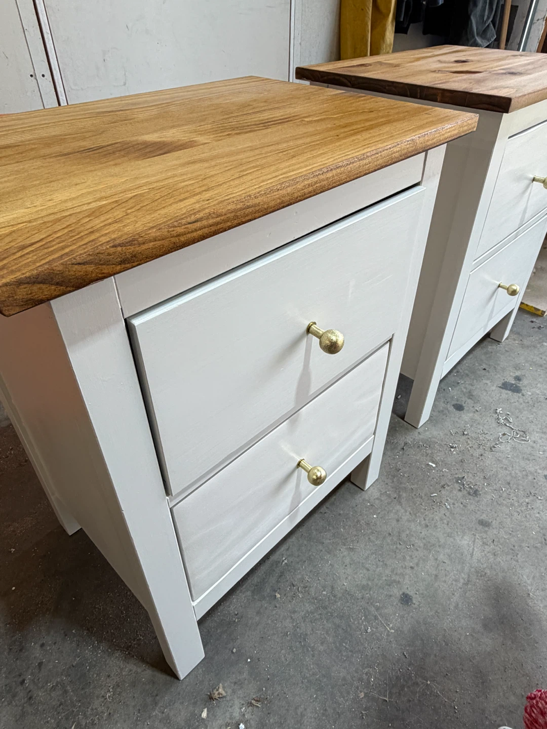 Refinished Side Tables- set of two - photo 3