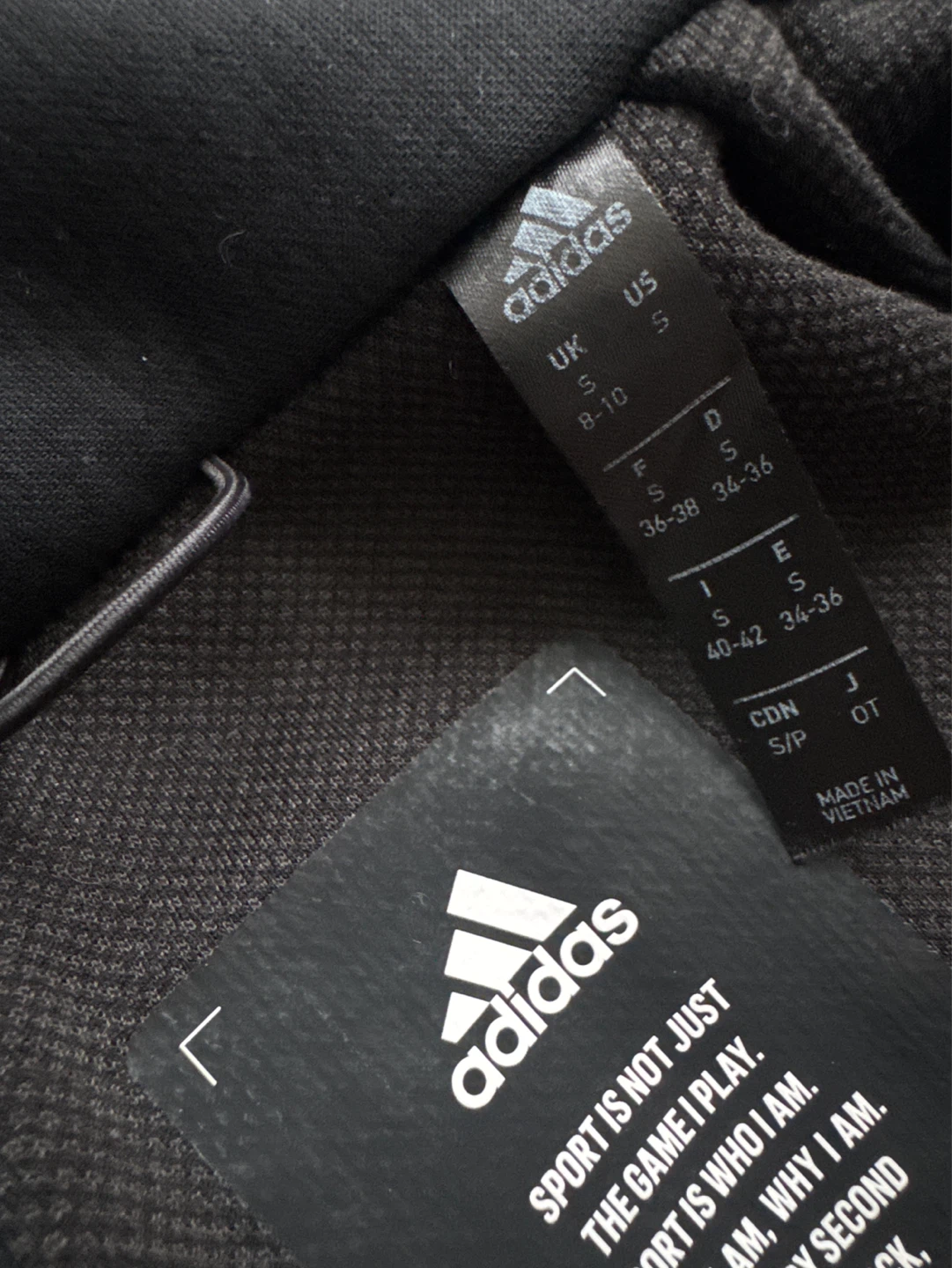 Adidas Black Zip-Up Hoodie - photo 5