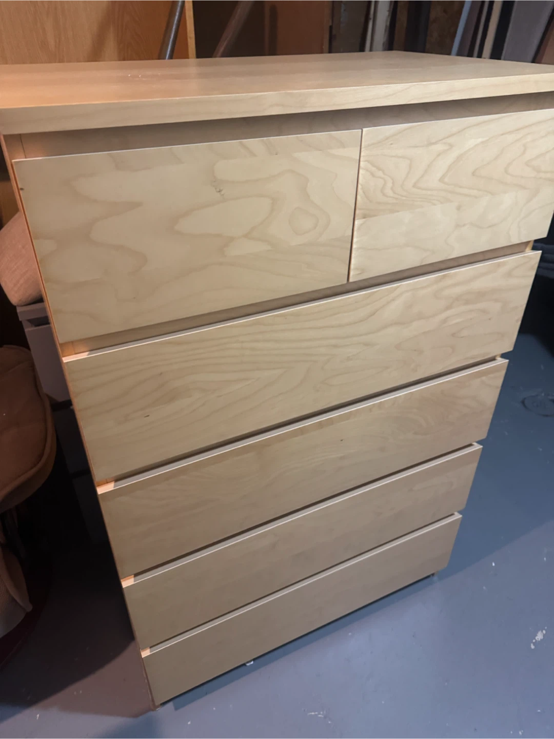 IKEA Bjorksnud 4-Drawer Birch Dresser