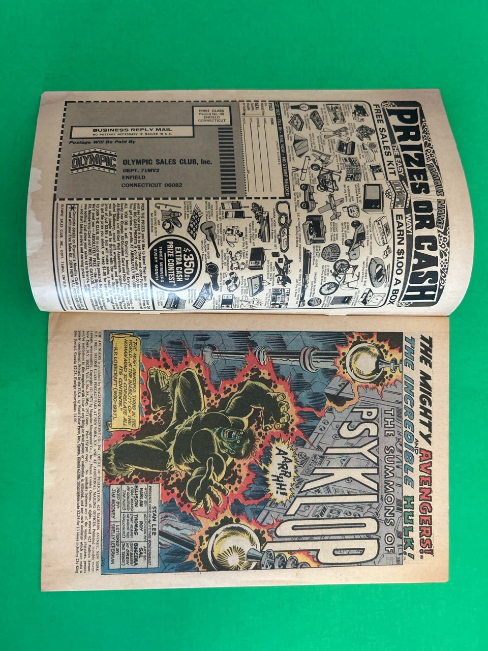 Vintage Avengers Issue 88 Comic Book - photo 2