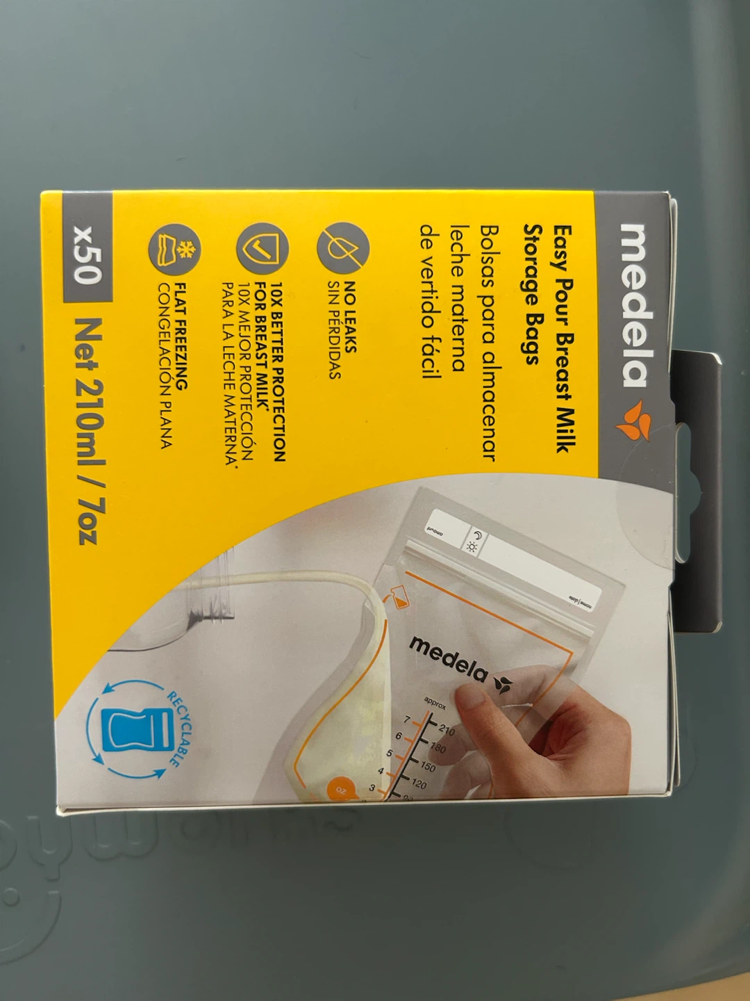 NEW! Medela Easy Pour Breast Milk Storage Bags 50 Pack